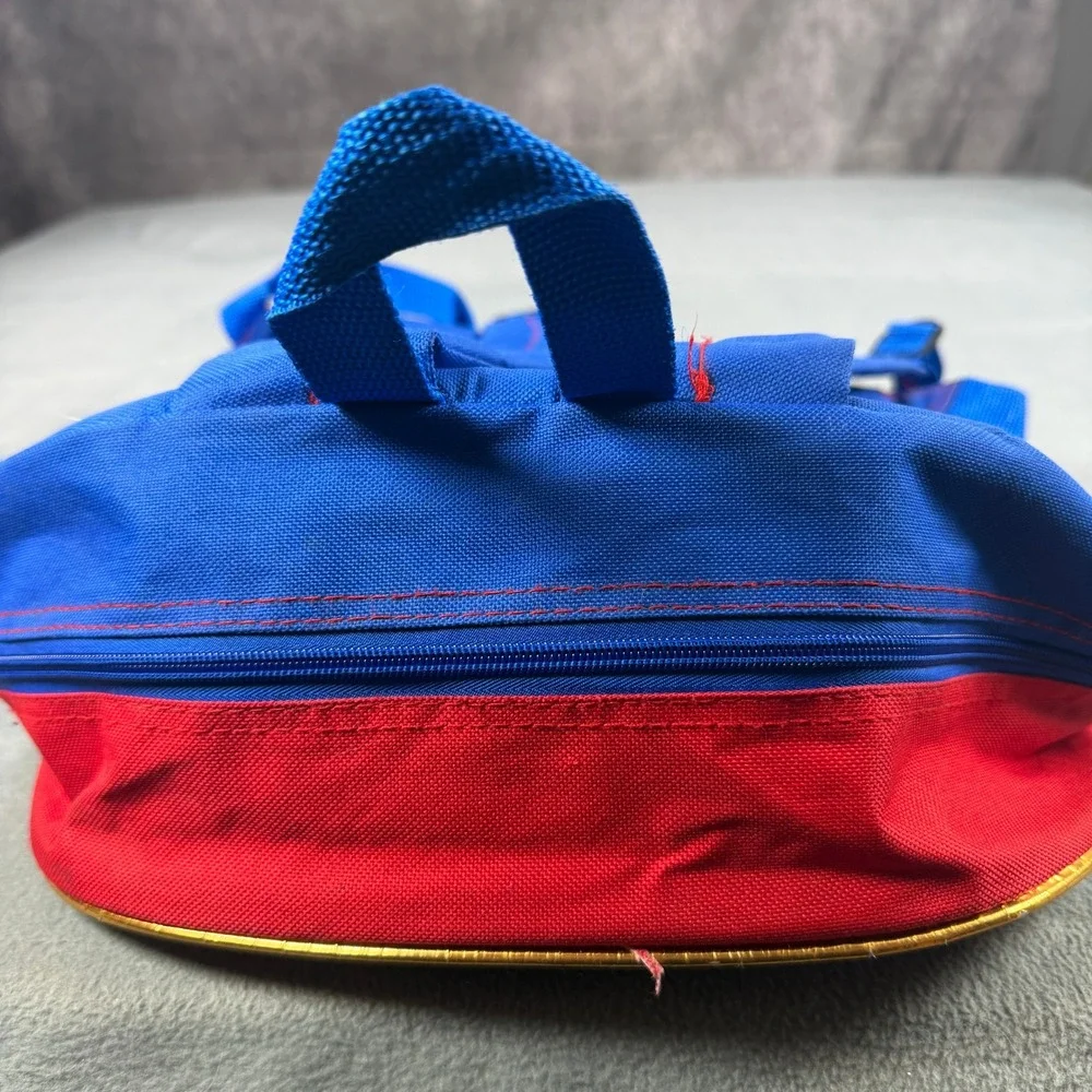 Marvel Captain‎ Marvel Backpack Red Blue Gold Star Glitter School Bag